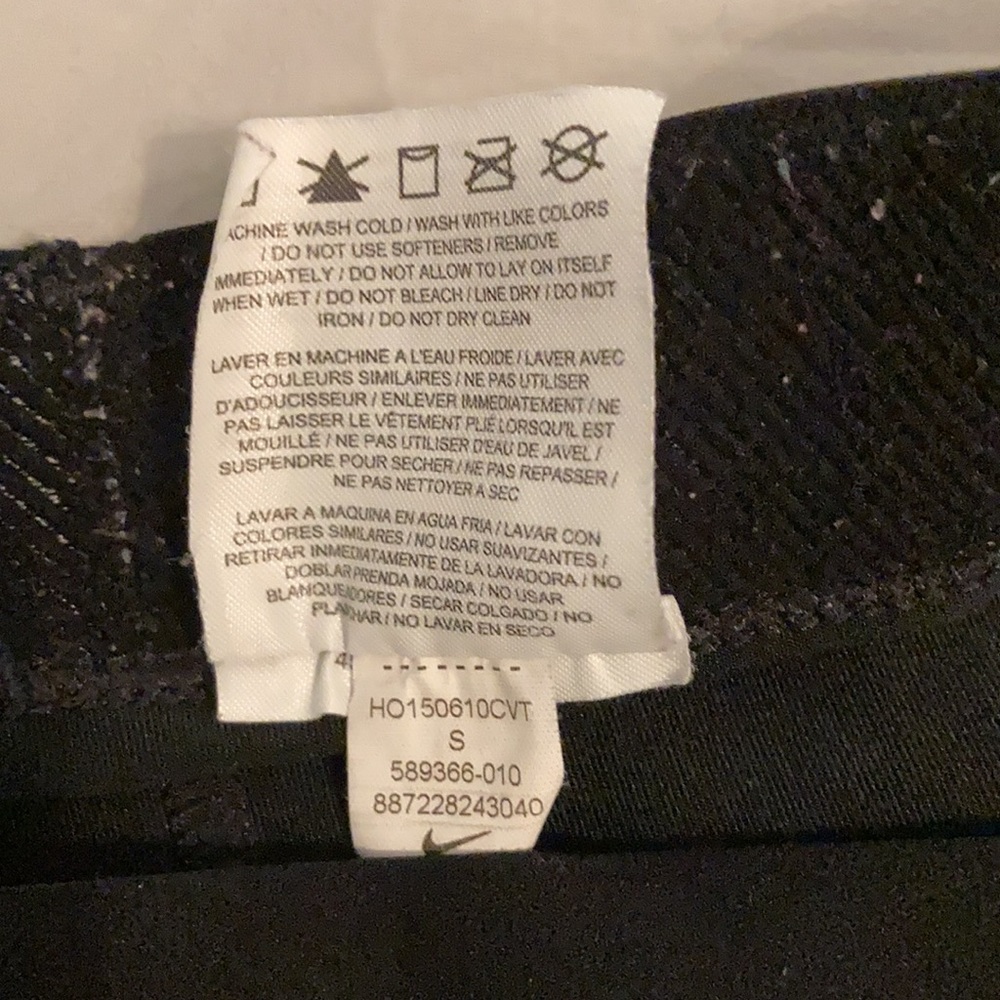 Black Nike Dri-Fit Athletic Capri Leggings - Picture 3 of 6